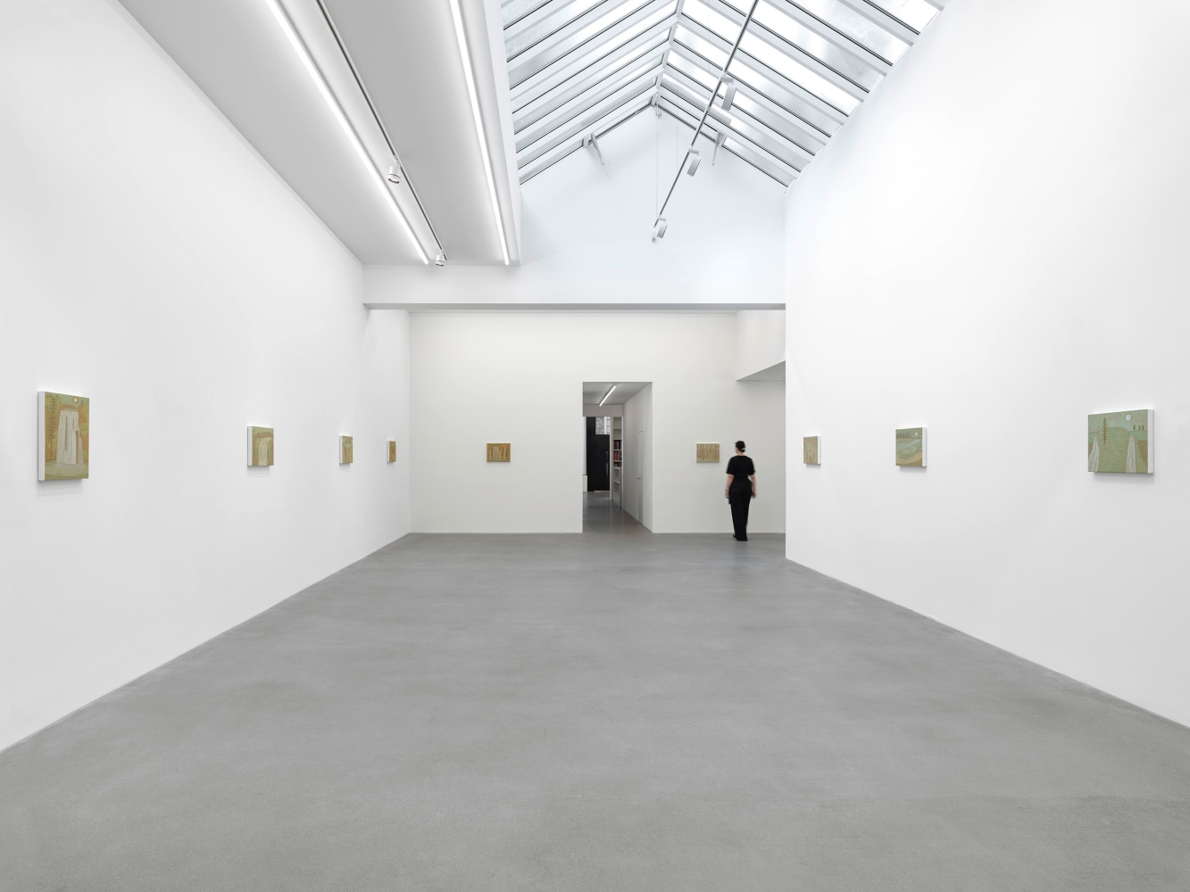 Installation view, John Dilg, Planet on the Prairie, Galerie Eva Presenhuber, Waldmannstrasse, Zurich, 2024