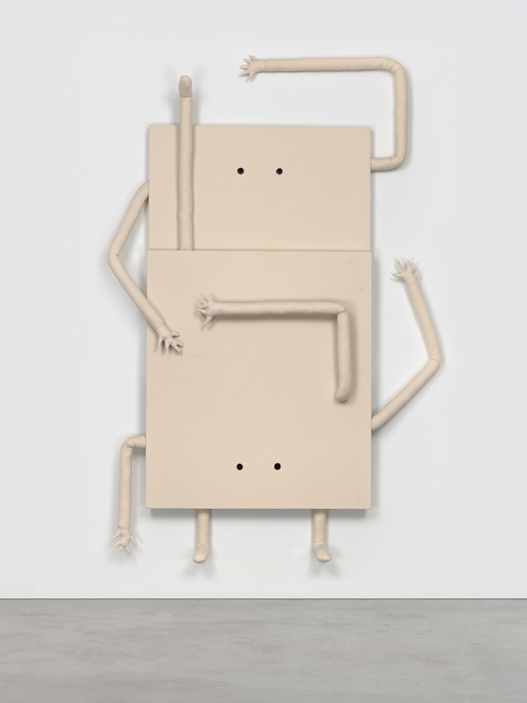 SAM &amp;amp; JAMIE
2017
Canvas on panel with armature and stuffing
244 x 160 x 19 cm / 96 x 63 x 7 1/2 inches
KAHNW47337