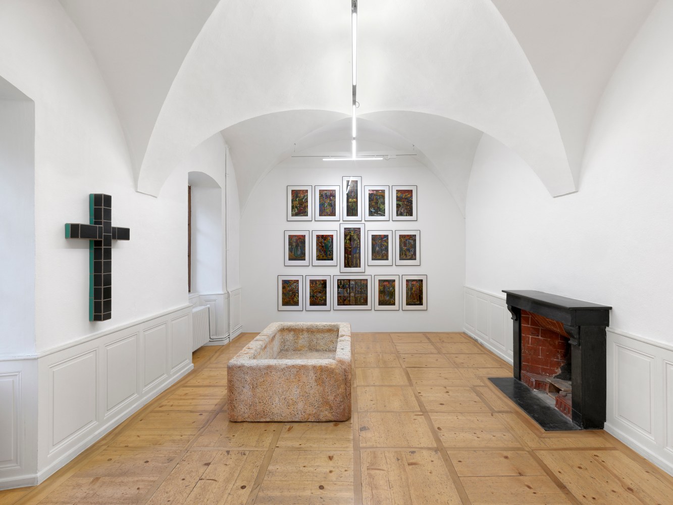 Installation views, Valentin Carron, Learning from Martigny, Le Manoir de la Ville de Martigny, 2024