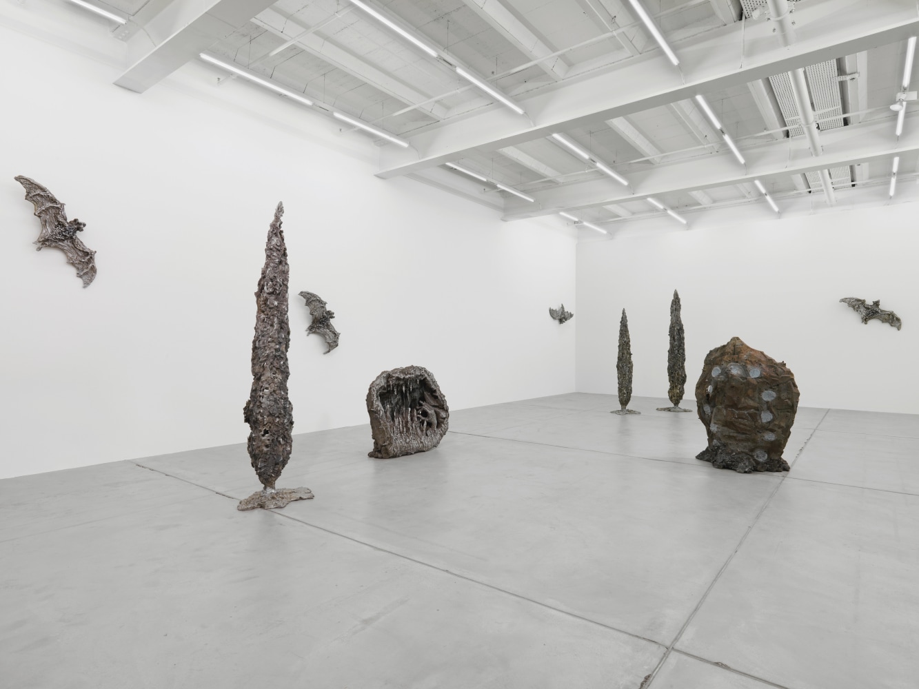 Installation view of Jean-Marie Appriou sculpture exhibition