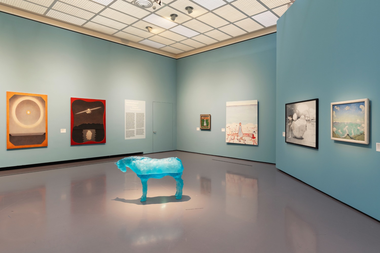 Installation view, Ugo Rondinone, Apropos Hodler &amp;ndash; Current Perspectives on an Icon, Kunsthaus Z&amp;uuml;rich, Zurich, 2024