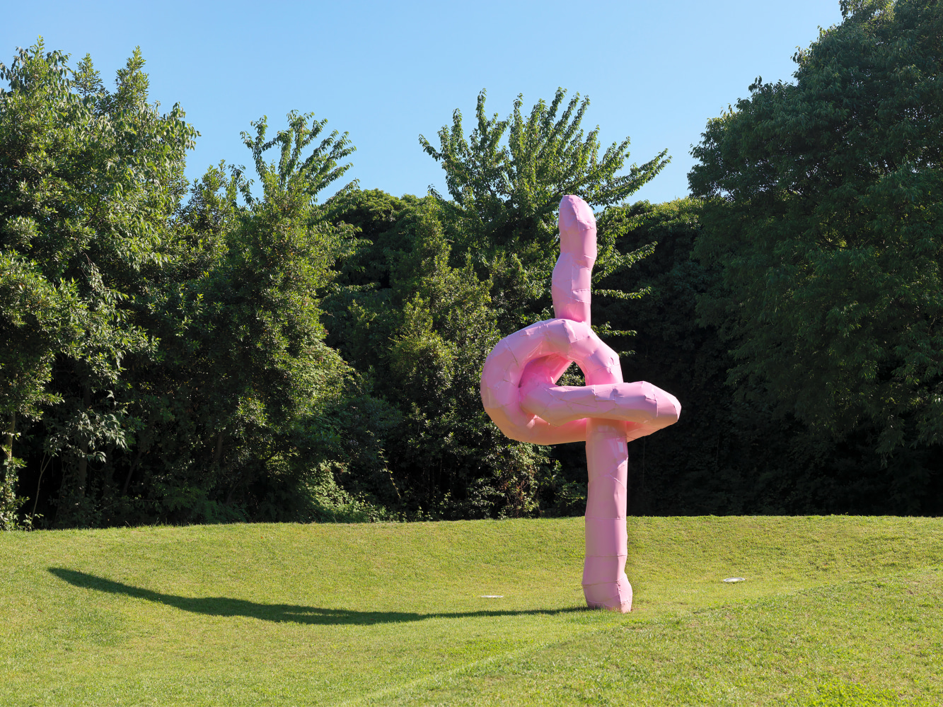 Installation view of works by Franz West