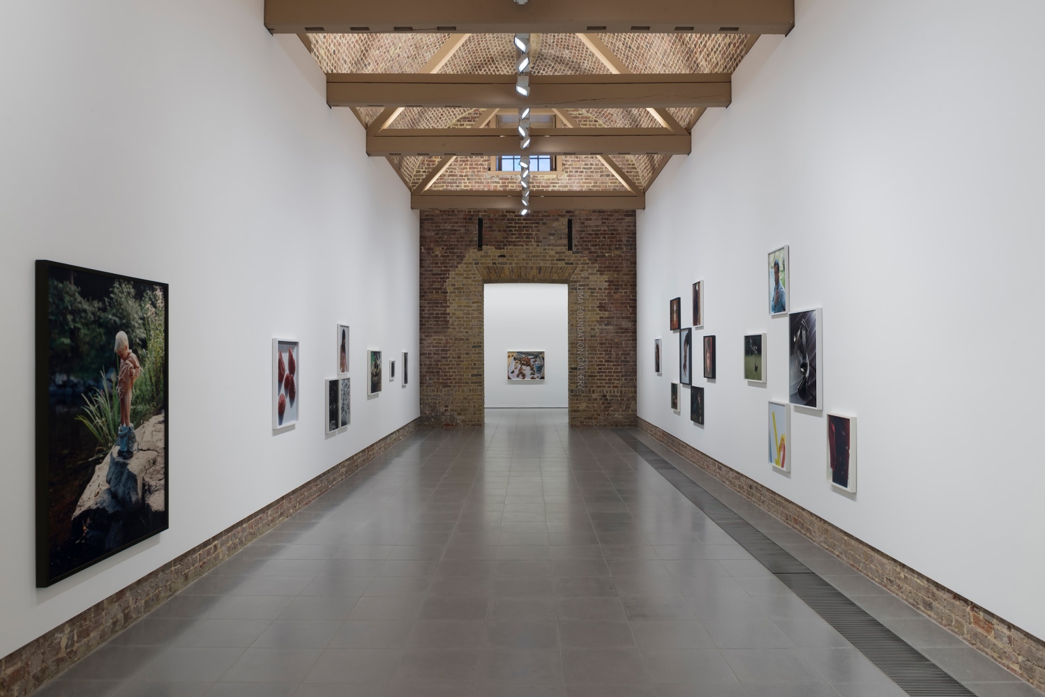 Installation view of photographs by Torbjørn Rødland