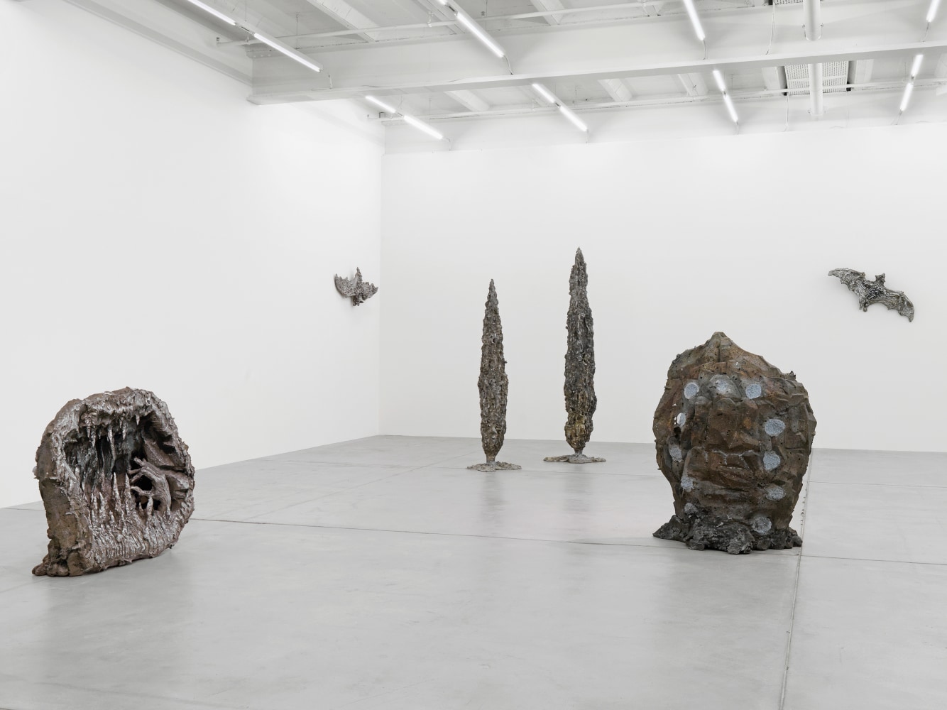 Installation view of Jean-Marie Appriou sculpture exhibition