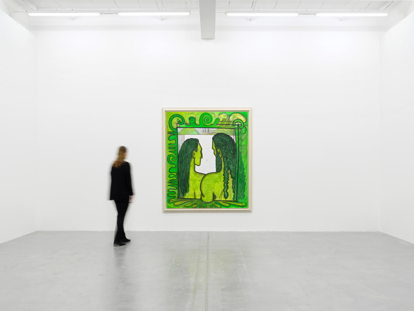 Installation view, Carroll Dunham,&amp;nbsp;Qualiascope Paintings and&amp;nbsp;Related&amp;nbsp;Drawings, Galerie Eva Presenhuber, Maag Areal, Zurich, 2021&amp;ndash;2022