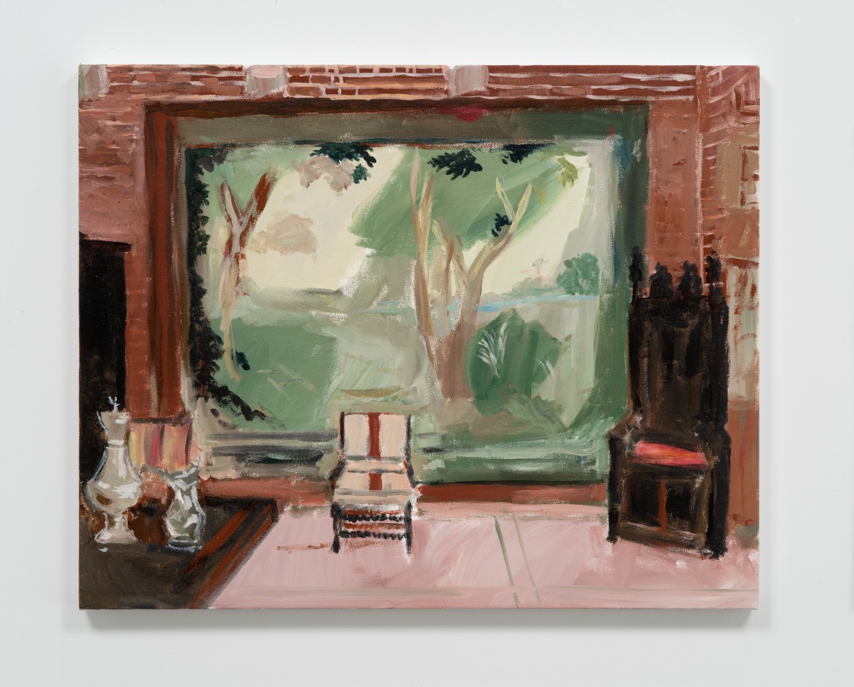 painting of a room by Karen Kilimnik