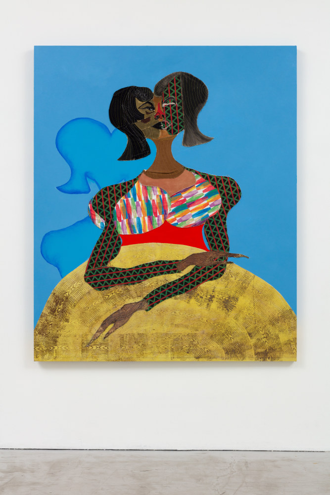 Work by Tschabalala Self