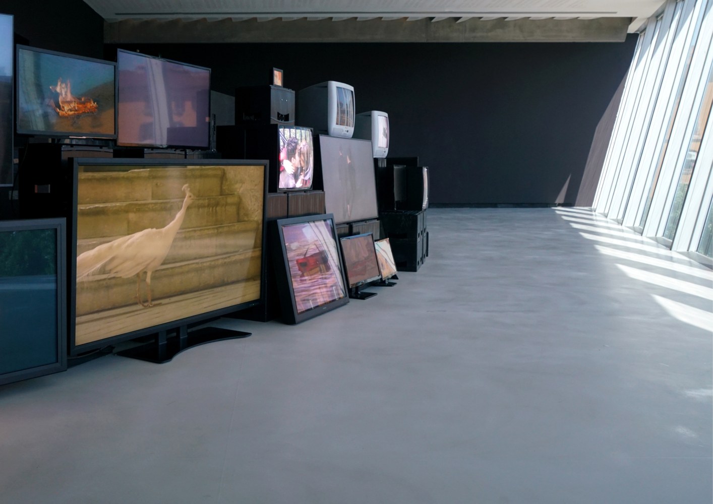 Installation view, Douglas Gordon,&amp;nbsp;Pretty much every film and video work from about 1992 until now&amp;rsquo;ish&amp;hellip;, MAXXI Museum, Rome, 2025
