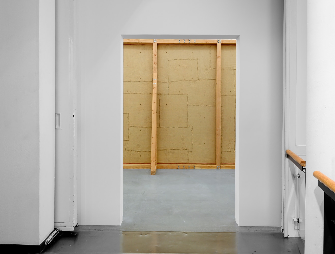 Installation view of sculptures by Ugo Rondinone