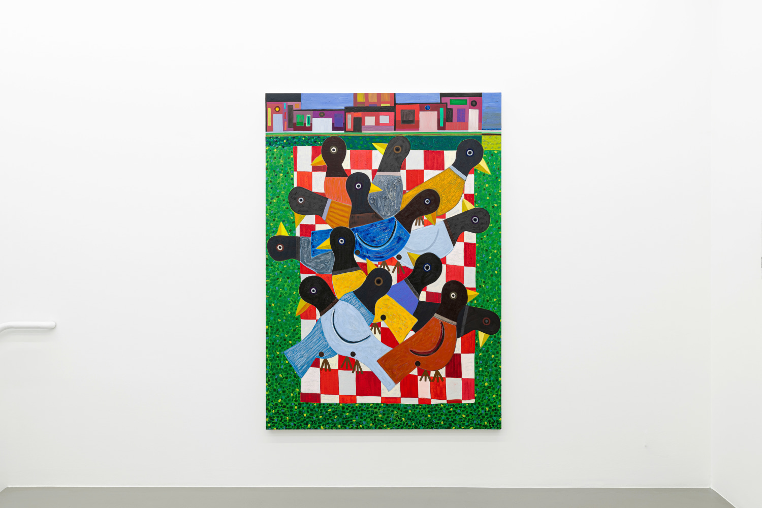 Installation view, Austin Eddy, Songs For The Sun., Galerie Eva Presenhuber, Vienna, 2024