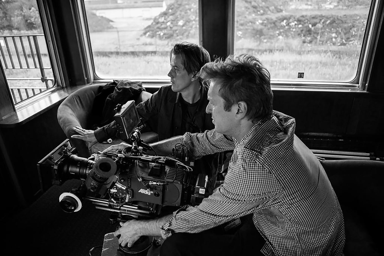 Installation view of living art installation by Doug Aitken