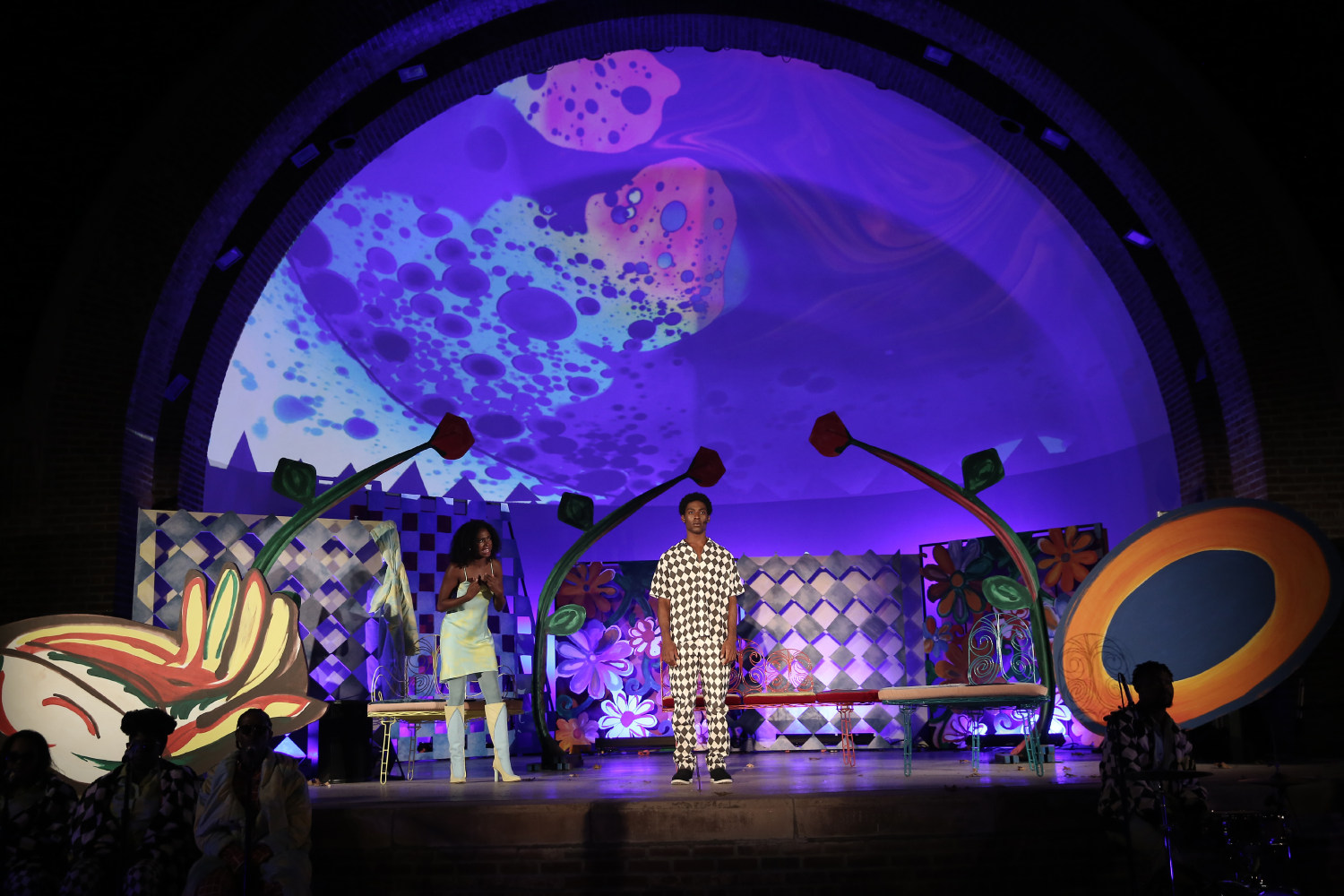 installation view of performance