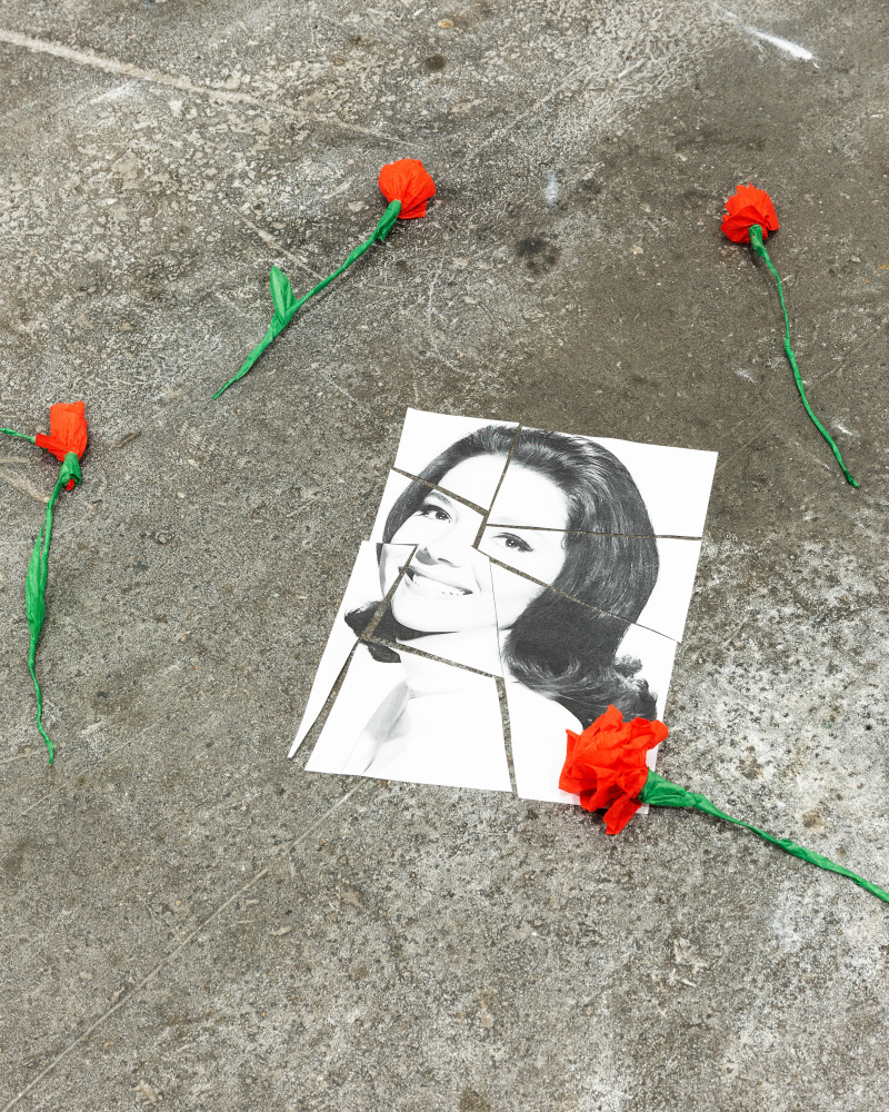 Installation view, Karen Kilimnik,&amp;nbsp;The Joker Episode of The Avengers, Art Basel Unlimited, Basel, 2024