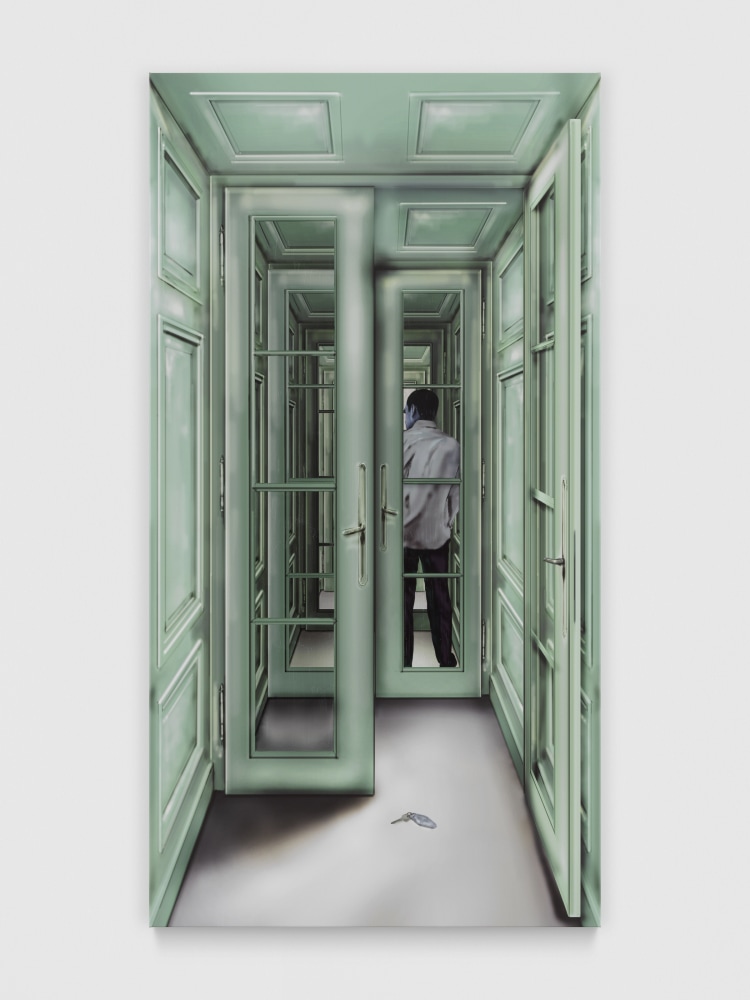 Reunion (Room 1)

2025

Gel medium, ink on PVC

170 x 90 cm / 66 7/8 x 35 3/8 in

&amp;copy; Louisa Gagliardi