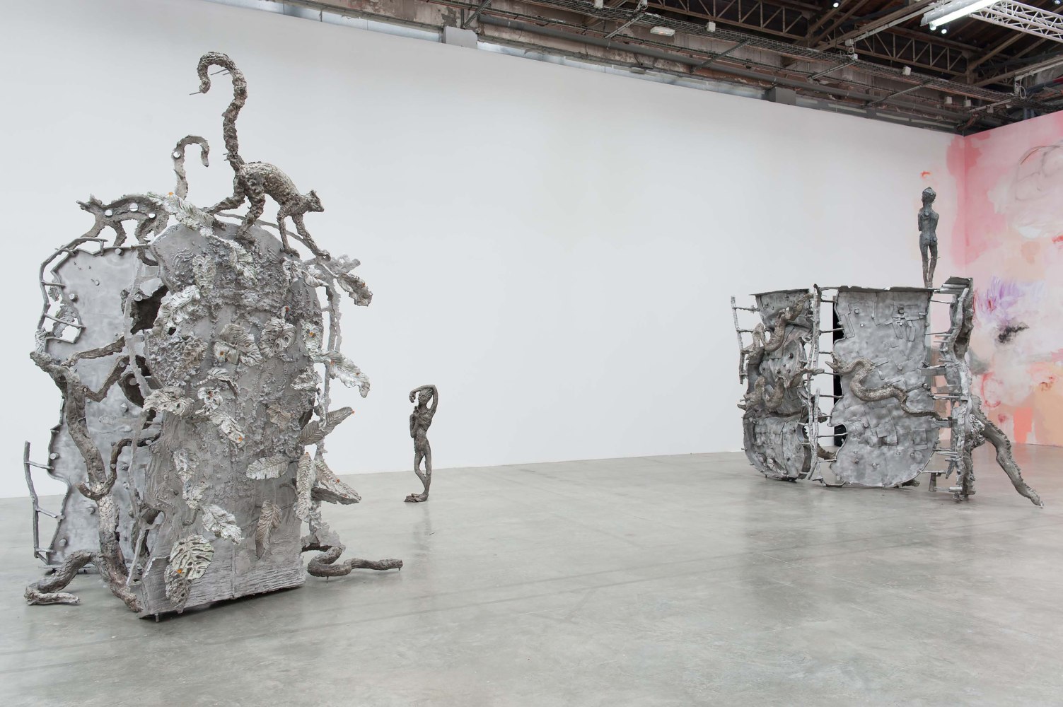 Installation view of sculptures by Jean-Marie Appriou