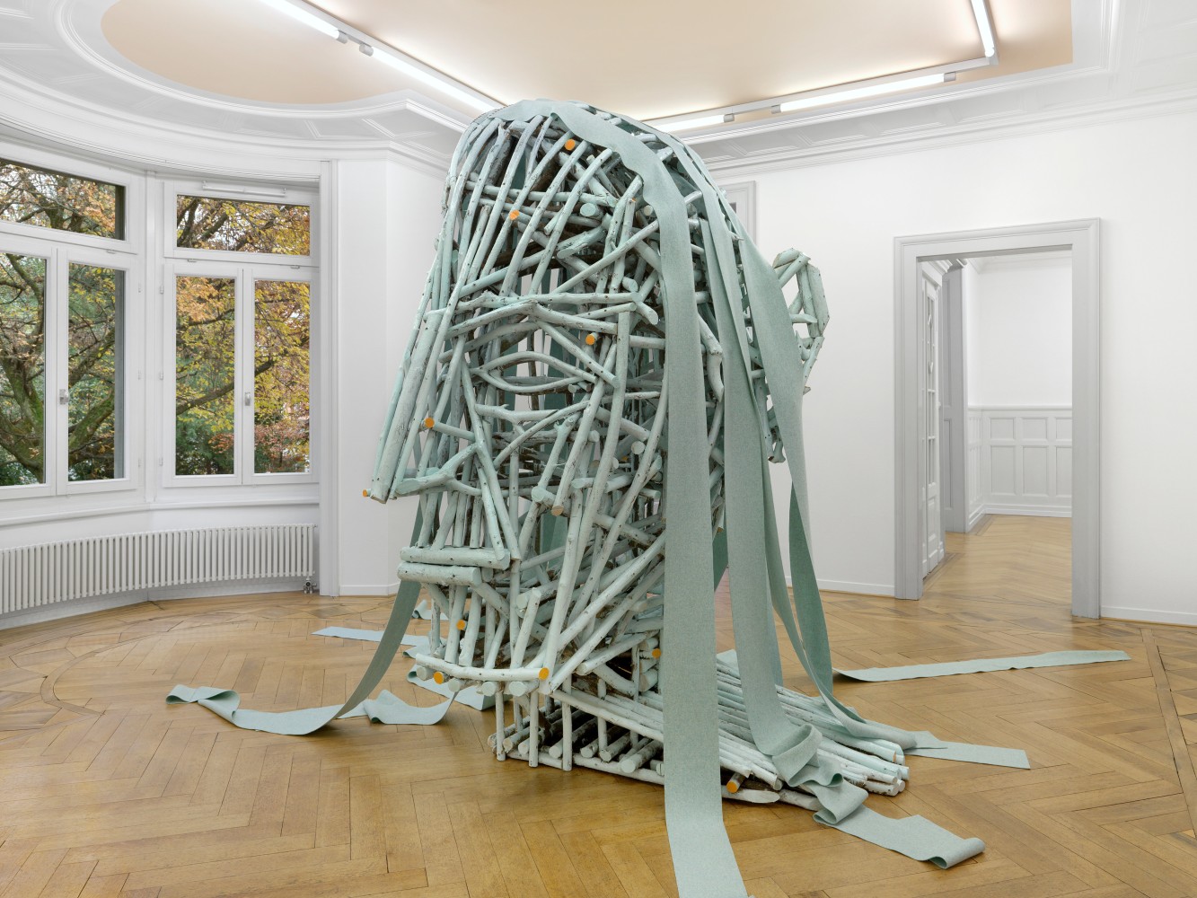 Installation view Valentin Carron