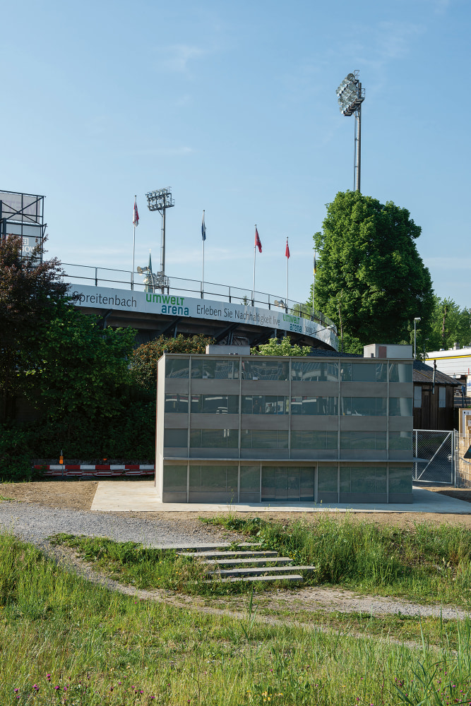 Installation view of sculpture by Peter Fischli and David Weiss