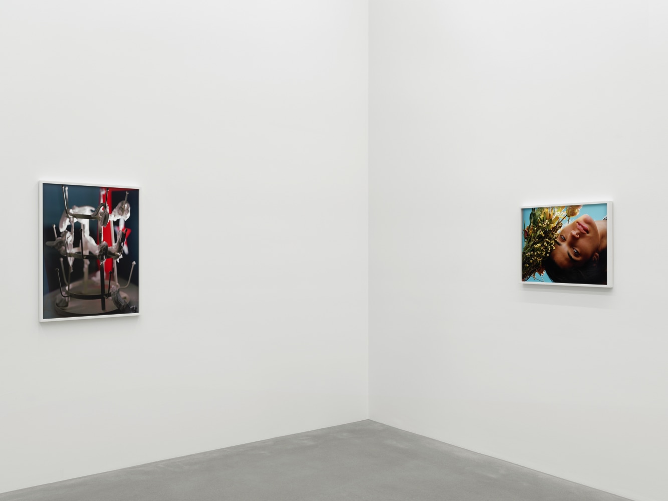 Installation view of Torbjørn Rødland photography and film exhibition