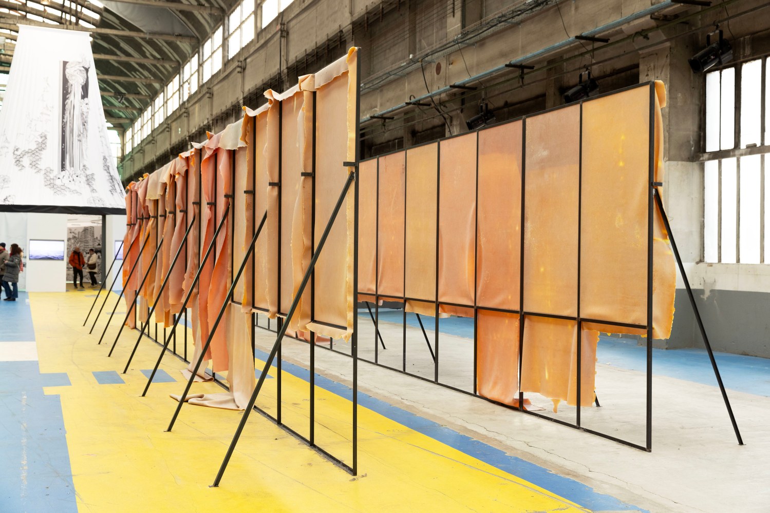 installation views of sculpture by Liesl Raff