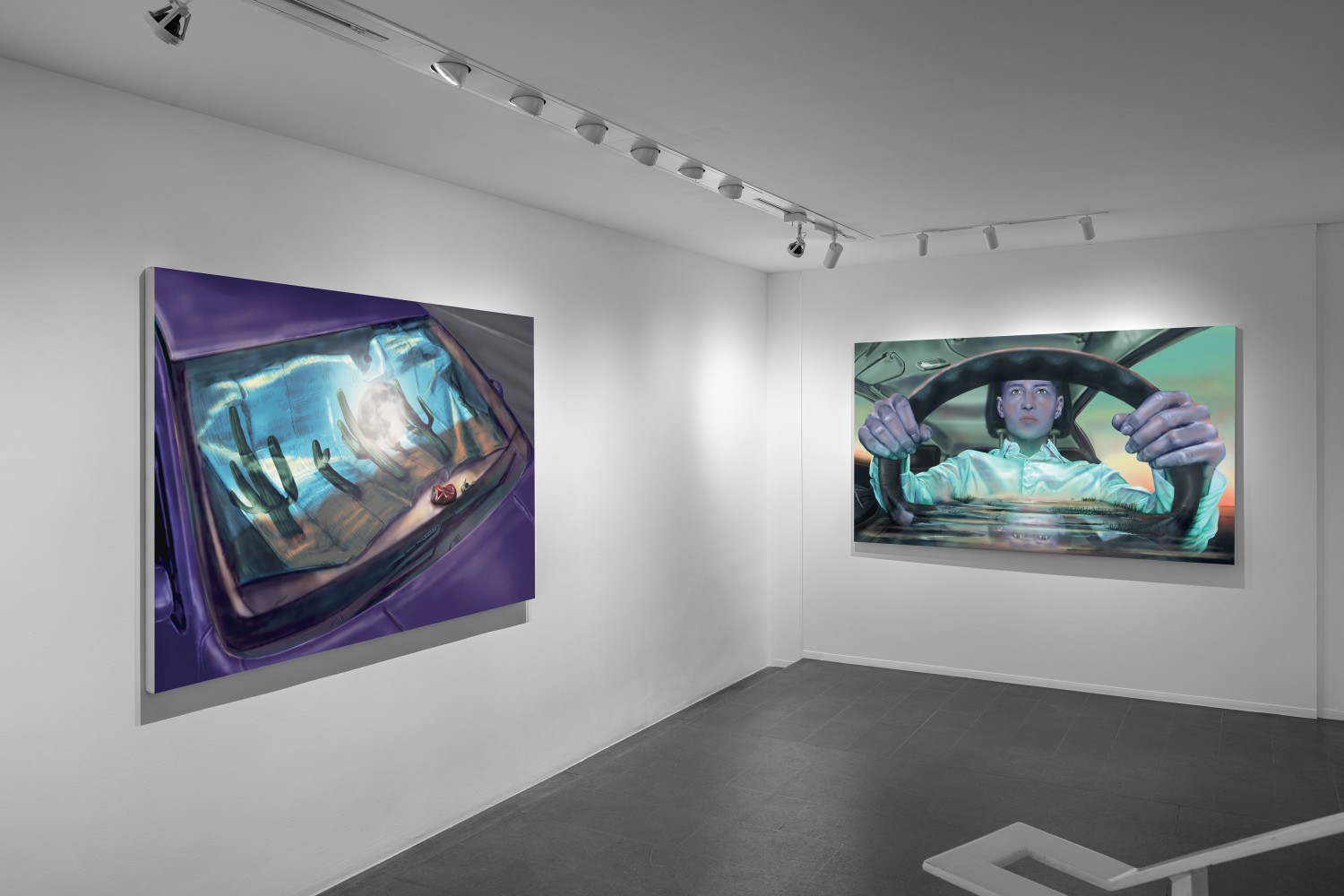 Installation view, Louisa Gagliardi, Hard-pressed, Galerie Eva Presenhuber x 75 Faubourg, Paris, 2025