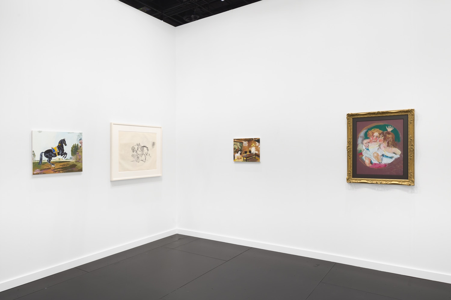 Installation view, Karen Kilimnik, Frieze New York,&amp;nbsp;2021