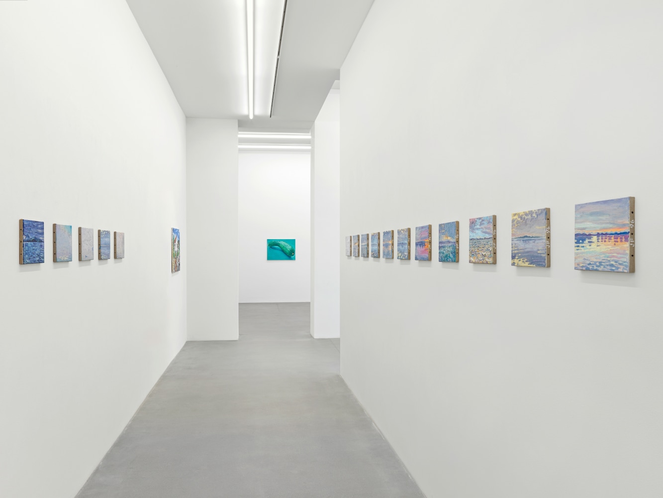 Installation view, Jean-Fr&amp;eacute;d&amp;eacute;ric Schnyder, &amp;OElig;L AUF LEINWAND, Galerie Eva Presenhuber, Waldmannstrasse, Zurich, 2024