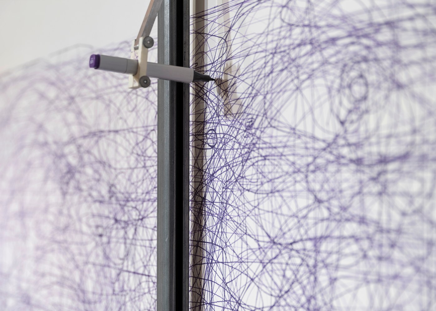Installation view, Angela Bulloch, Drawing Machine, 15th Gwangju Biennale, Gwangju, 2024