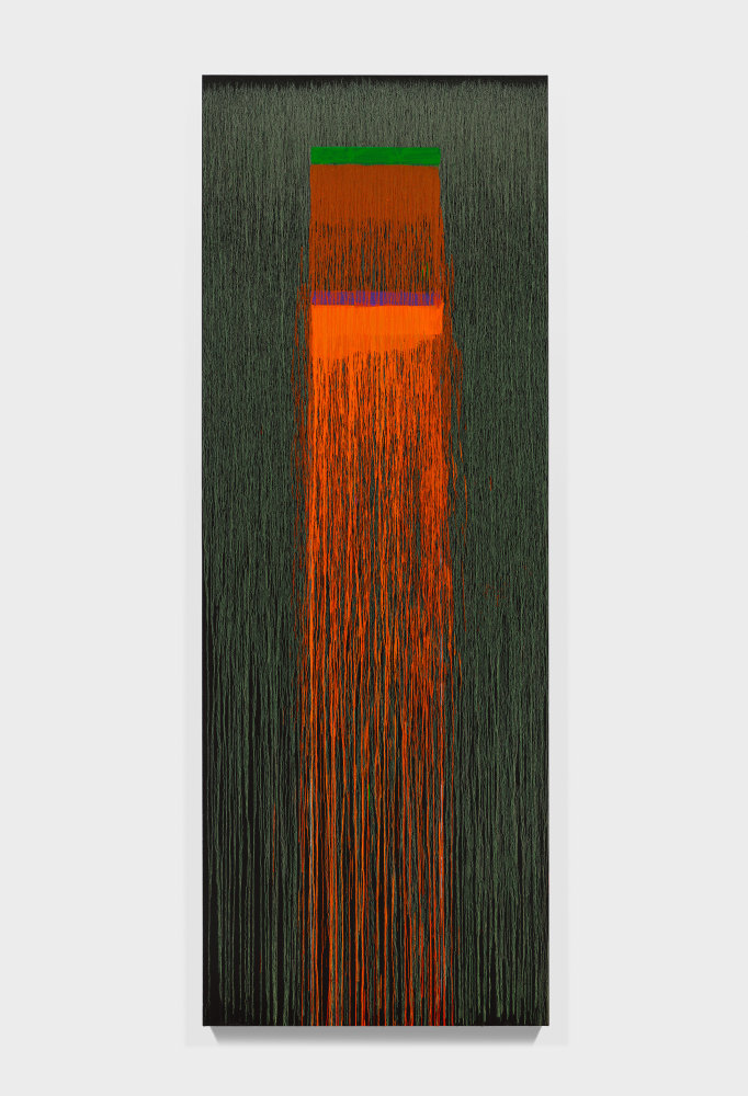 painting by Pat Steir