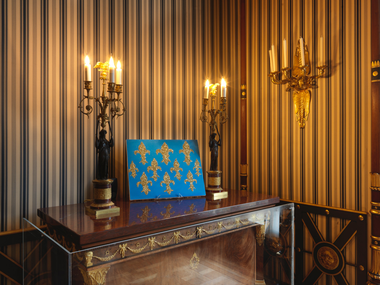 Installation view of painting by Karen Kilimnik