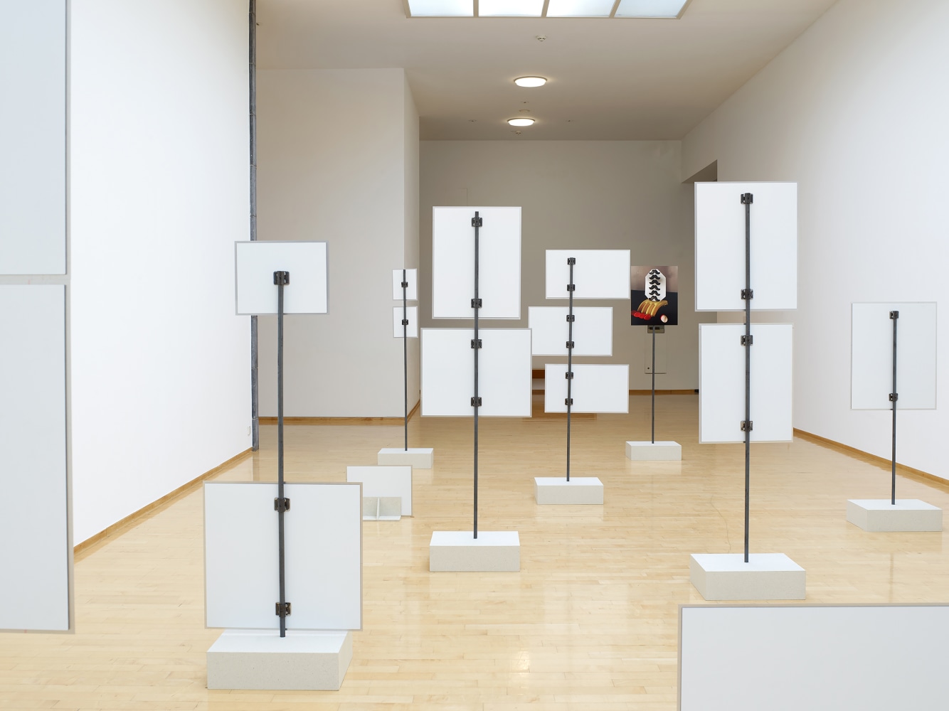 Installation view of Works by Lucas Blalock