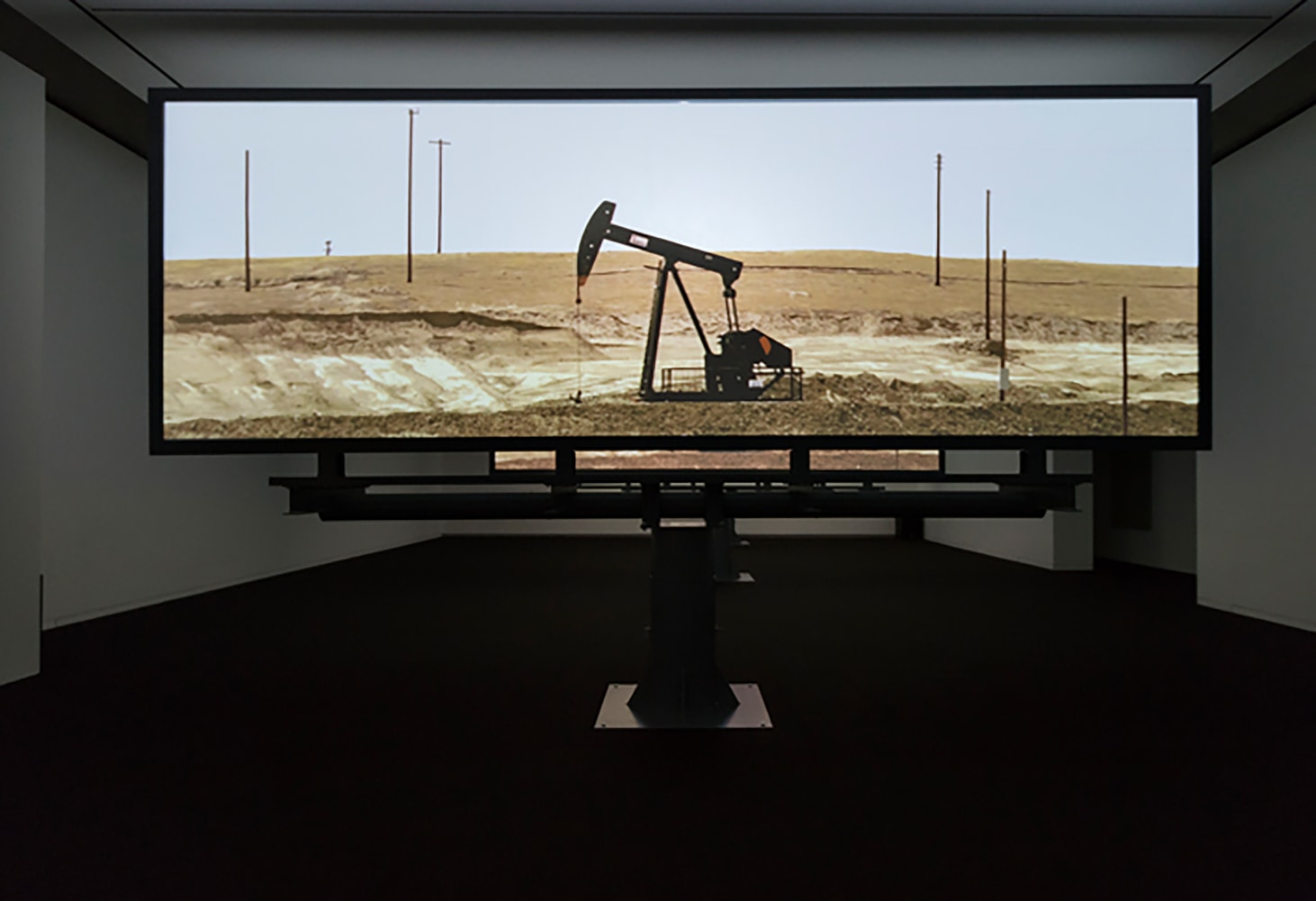 Installation view of Works by Doug Aitken