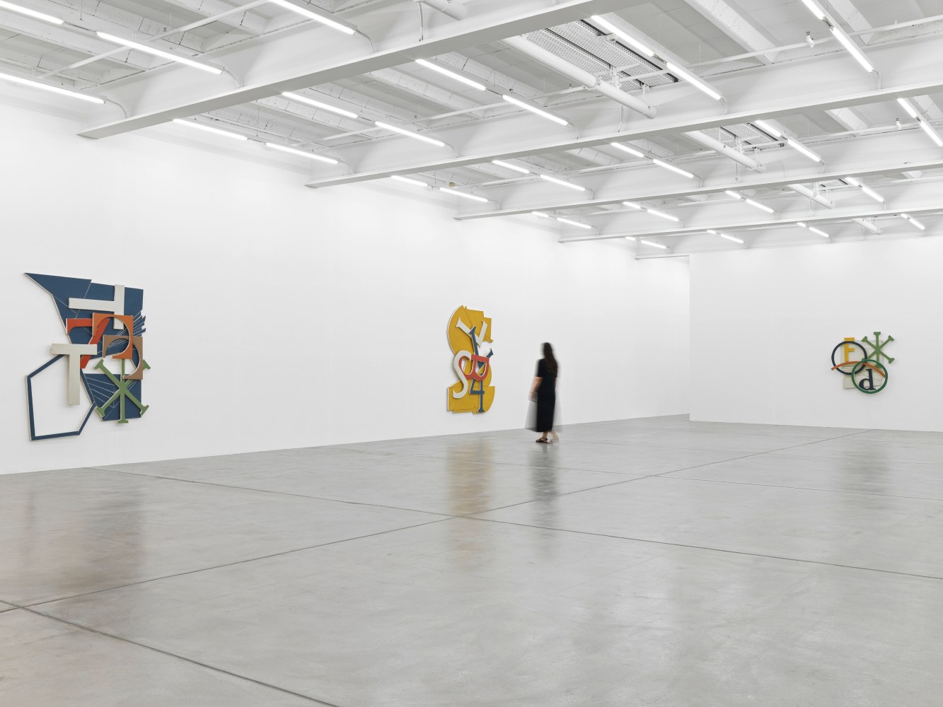 Installation view, Wyatt Kahn, Signs, Galerie Eva Presenhuber, Maag Areal, Zurich, 2024