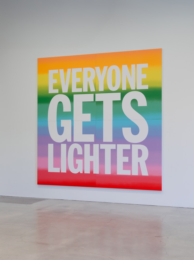 Installation view, John Giorno, No Nostalgia, Marciano Art Foundation, Los Angeles, 2025