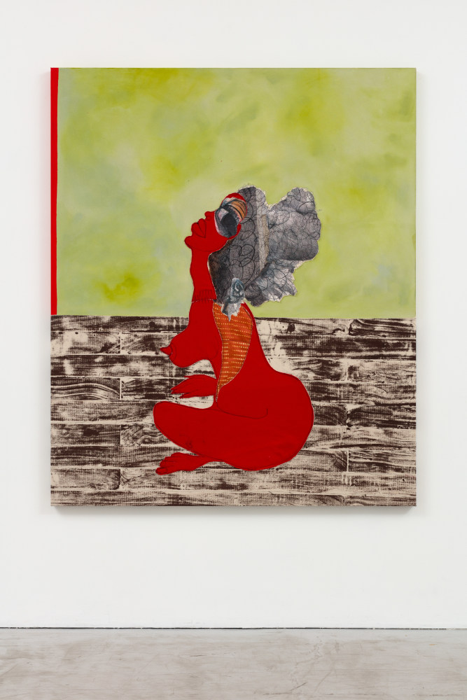 Work by Tschabalala Self