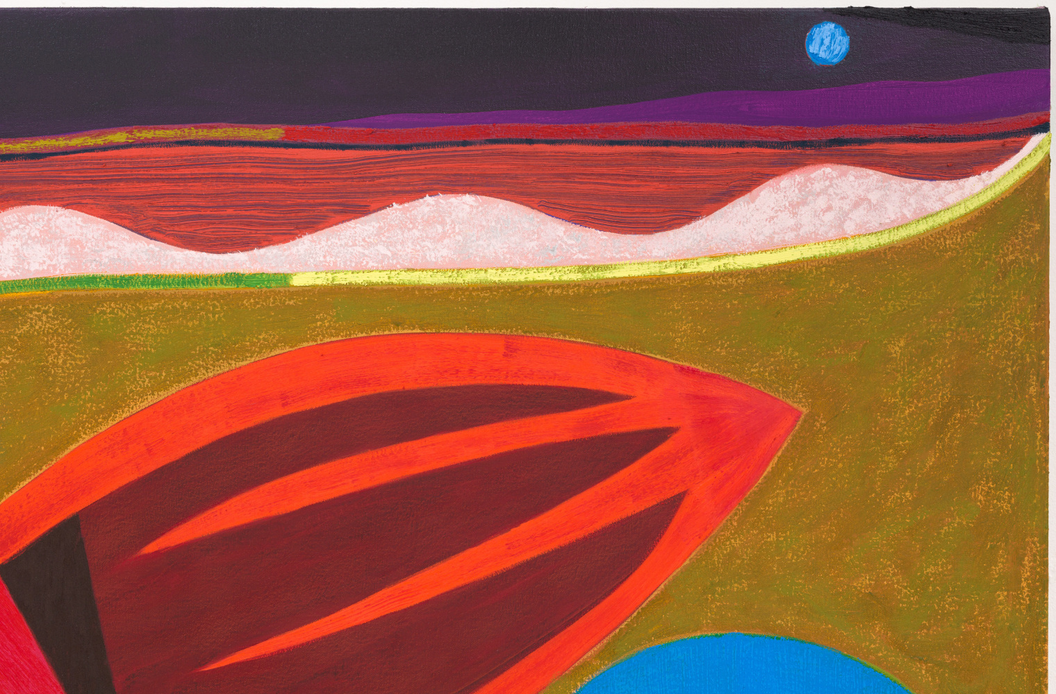 detail of painting by Austin Eddy