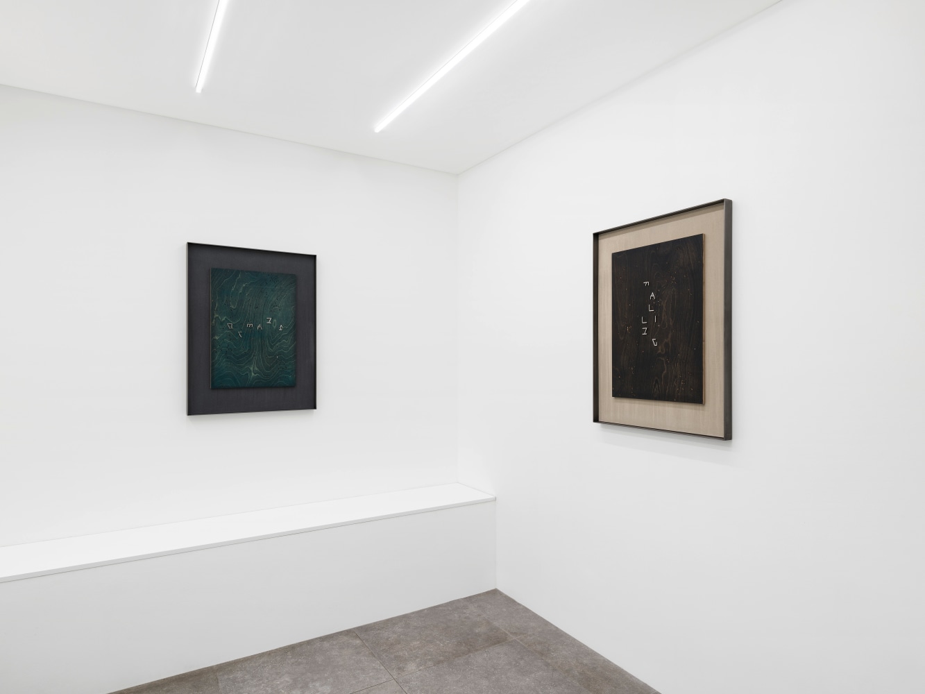 Installation view, Martin Boyce, Celestial Snowdrops, Galerie Eva Presenhuber x P21, Seoul, 2024