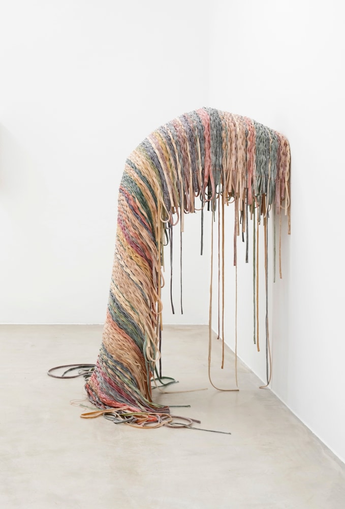 Retreat

2019

Latex, steel, glass fiber, polyester, wire strap, yarn

175 x 110 x 75 cm / 68 7/8 x 43 1/4 x 29 1/2 in

&amp;copy; Liesl Raff