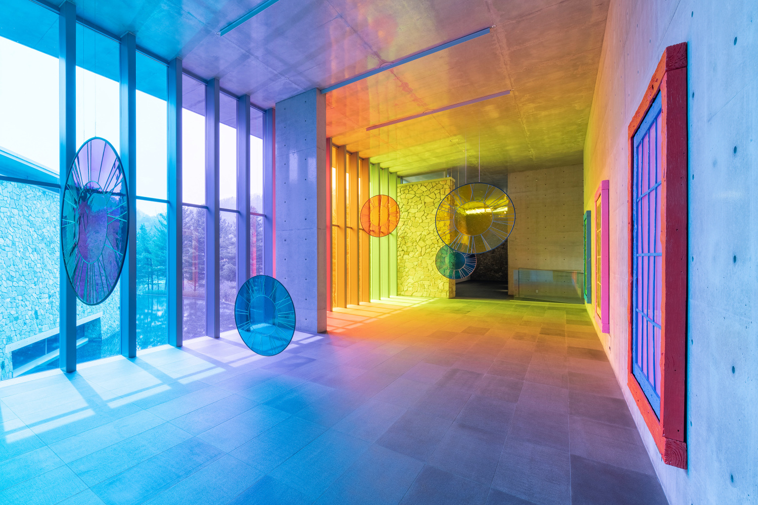 Installation view, Ugo Rondinone, BURN TO SHINE, Museum SAN, Wonju, 2024