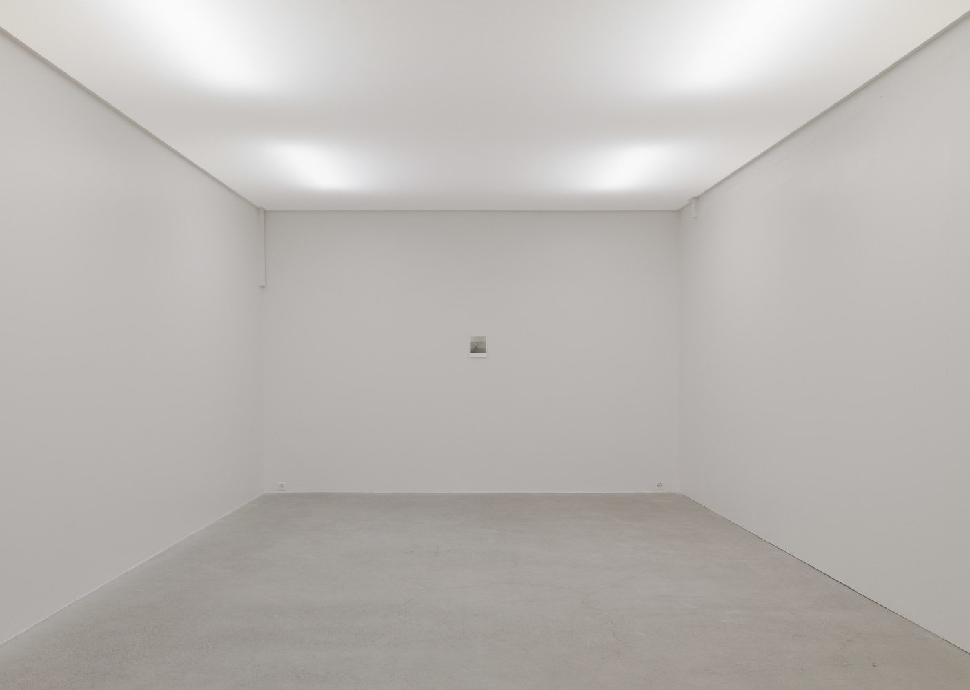 Installation view of Trisha Donnelly light and film installations