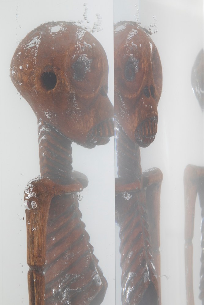 MATTHEW ANGELO HARRISON
The Visitor
2024
Wooden figure, polyurethane resin, steel, acrylic
Sculpture 77 x 28 x 28 cm / 30 3/8 x 11 x 11 in
Pedestal 112 x 33.5 x 30.5 cm / 44 1/8 x 13 1/4 x 12 in
HARRI60087