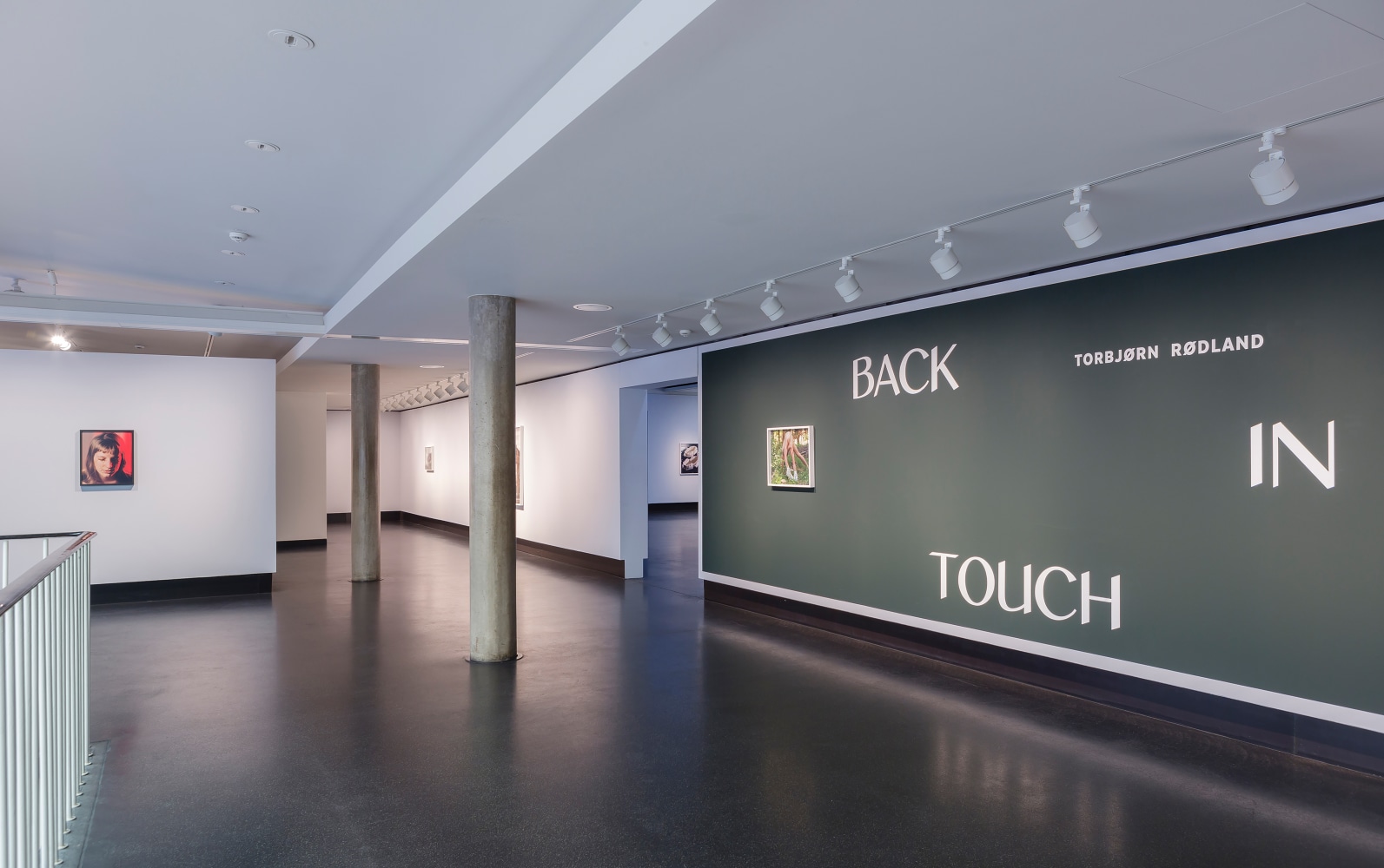 Installation view of photographs by Torbjørn Rødland