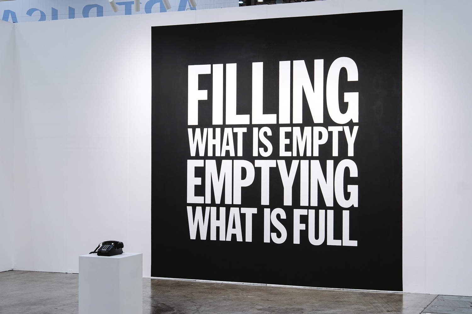 Installation view, John Giorno, Dial-A-Poem, Art Busan, Busan, 2024