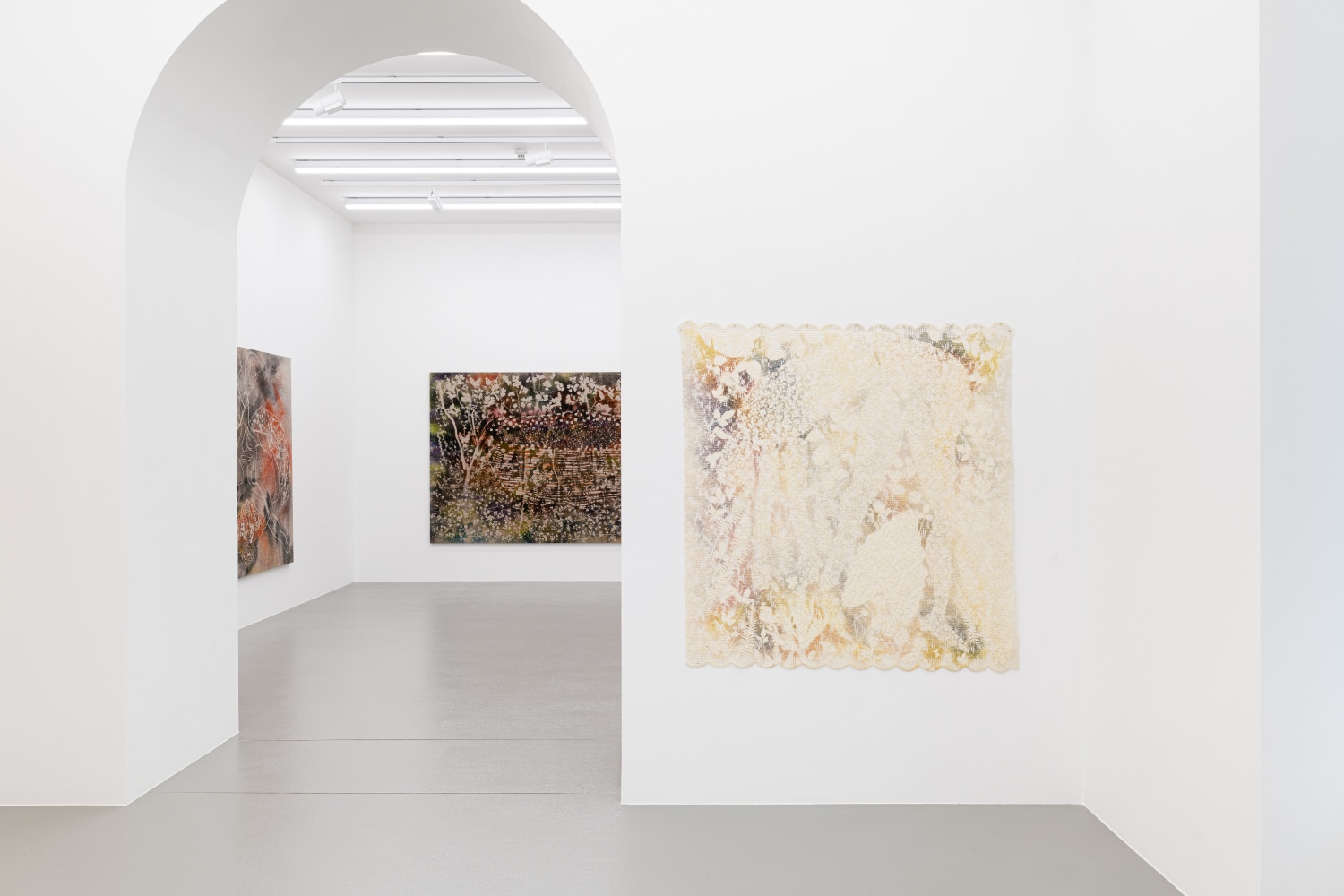 Installation view, Sam Falls, Vienna