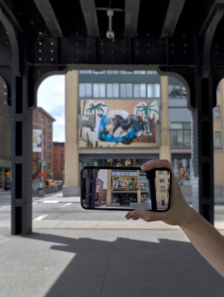 Installation view of Works by Lucas Blalock