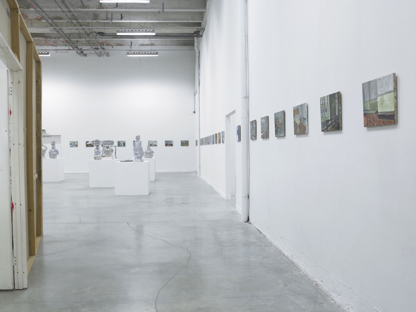 Installation view of works by Jean-Frédéric Schnyder