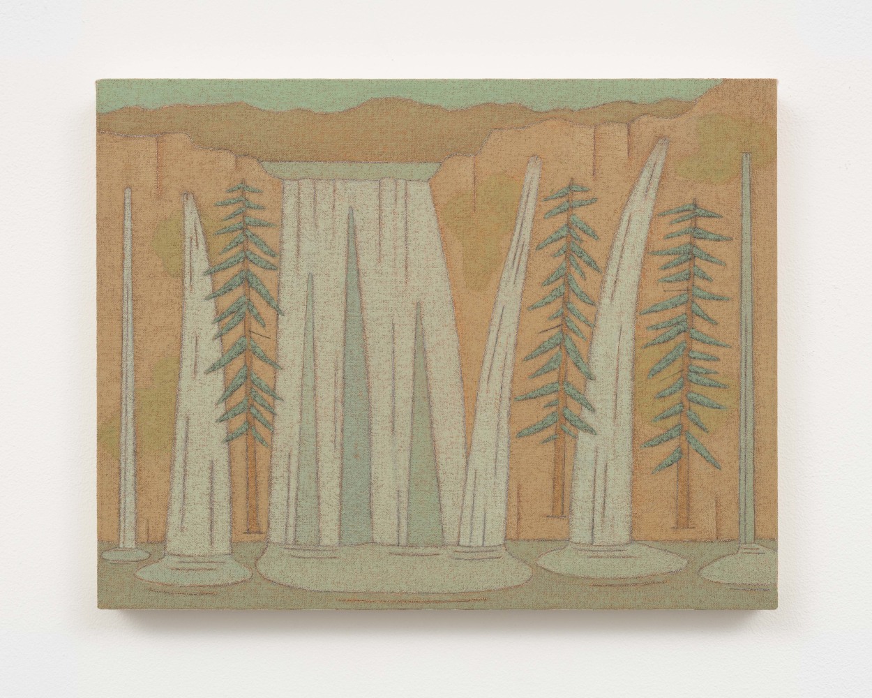 Native Land

2023

Oil and charcoal on canvas

35.5 x 45.5 x 3 cm / 14 x 18 x 1 1/8 in

&amp;copy; John Dilg