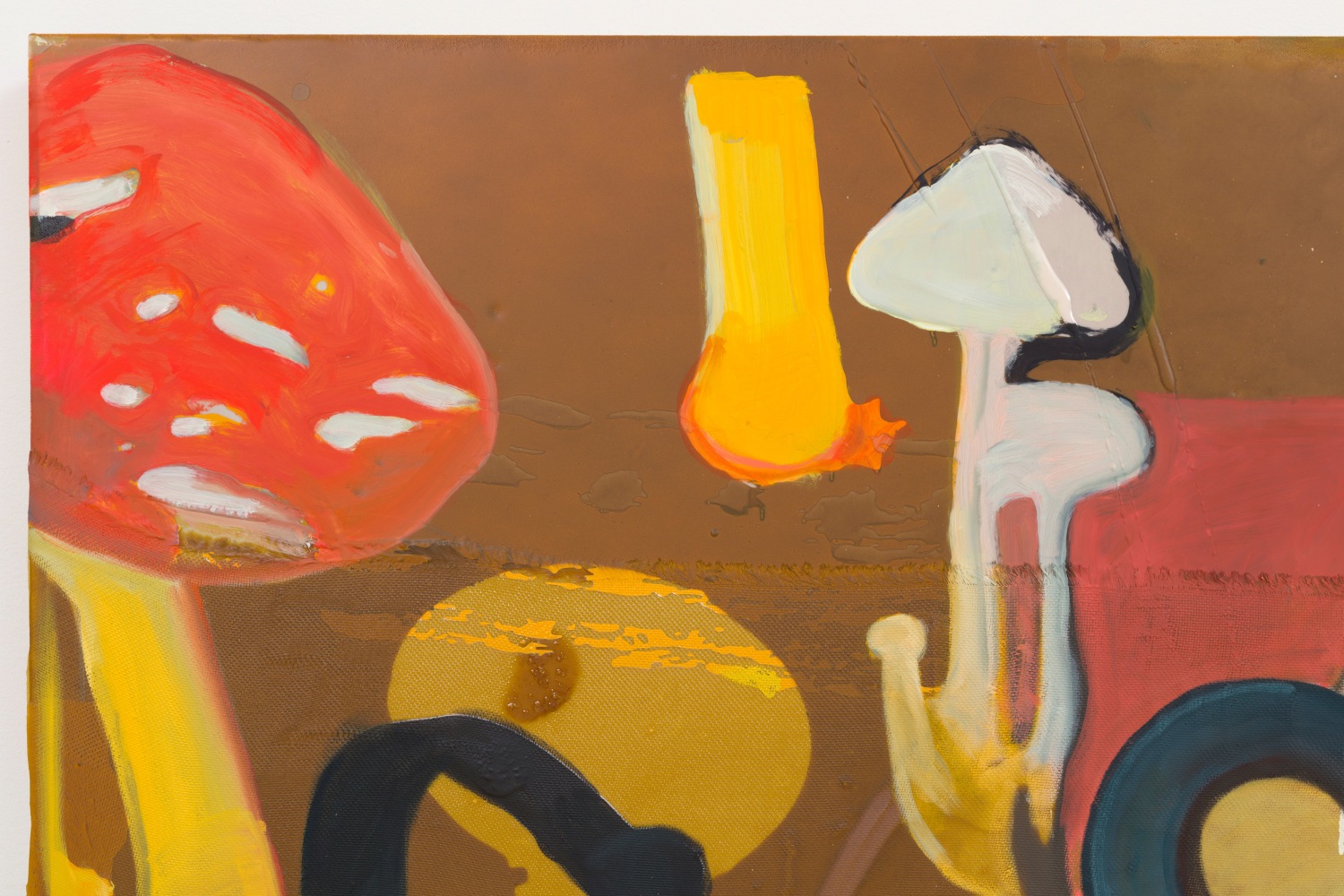 Detail of painting by Alex Hubbard