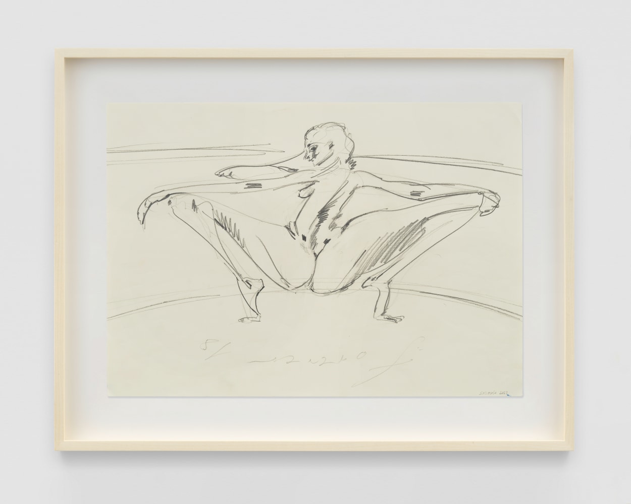 Forever 18

2023

Pencil on paper

Sheet 32 x 45 cm / 12 5/8 x 17 3/4 in

Frame 43.5 x 56 cm / 17 1/8 x 22 in

&amp;copy; Sofia Mitsola