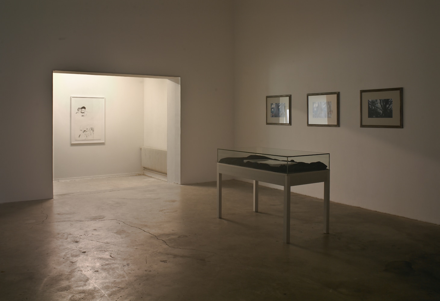 Installation view of works by Karen Kilimnik