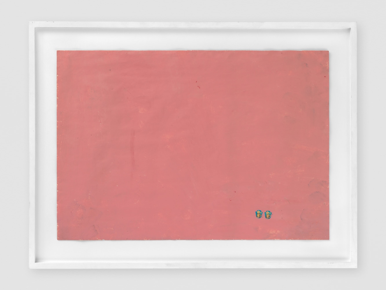 Zum Beispiel &amp;lsquo;Stoki ist Kartoffelk&amp;ouml;nig&amp;#39;

Approx. 1976

Stickers and lacquer on paper

Sheet 63.5 x 90 cm / 25 x 35 3/8 in

Frame 80 x 108 x 4.5 cm / 31 1/2 x 42 1/2 x 1 3/4 in

&amp;copy; Archiv Franz West &amp;copy; Estate Franz West